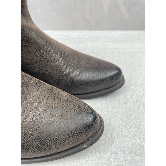 WOMEN'S BROWN COWGIRL WESTERN BOOTS MID CALF SIZE 8​ - Picture 5 of 7